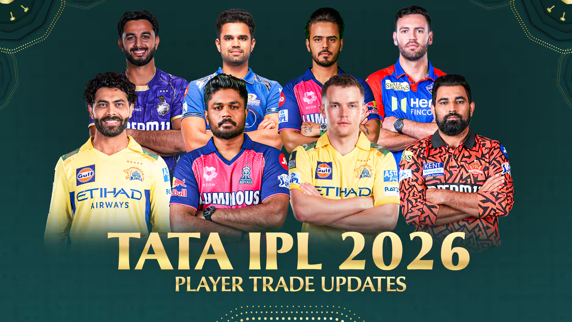 IPL 2026 Teams and Captains - Bet on MyProfit365 Exchange